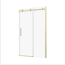 Load image into Gallery viewer, Shower Glass - Rock Series Sliding Door Golden Frame