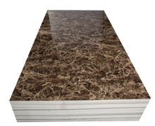 Load image into Gallery viewer, PVC UV Marble Stone Board - Brown Net Color