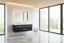 Load image into Gallery viewer, Vanity - Asron Series 1500mm Brown Double Ceramic Basin