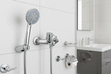 Load image into Gallery viewer, Chrome Bath Hot&Cold Water Mixer Tap Faucet with Hand Shower Set for Bathroom