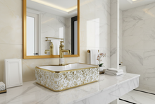 Load image into Gallery viewer, Counter Top Ceramic Basin 831 - Golden