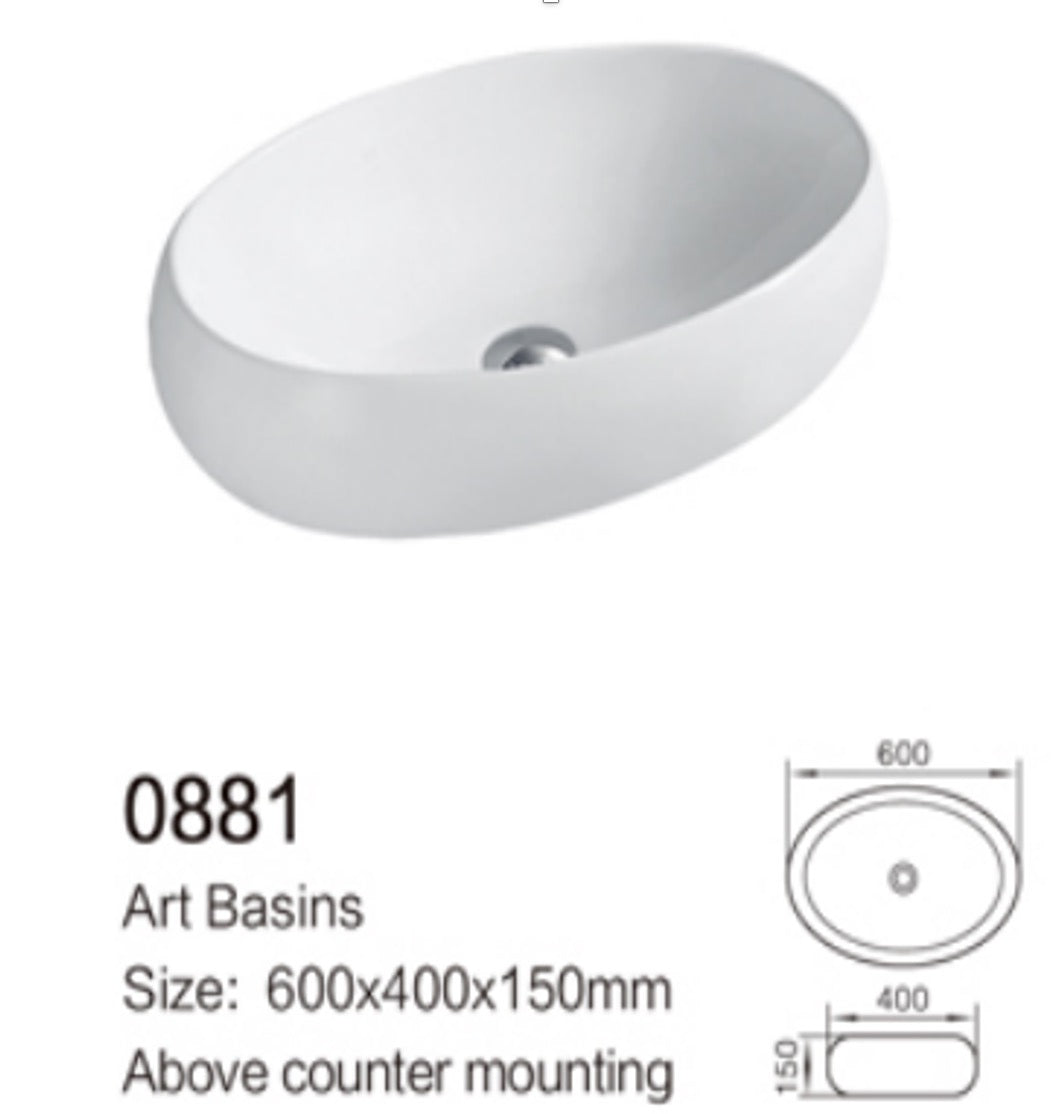 Counter Top Ceramic Basin 0881