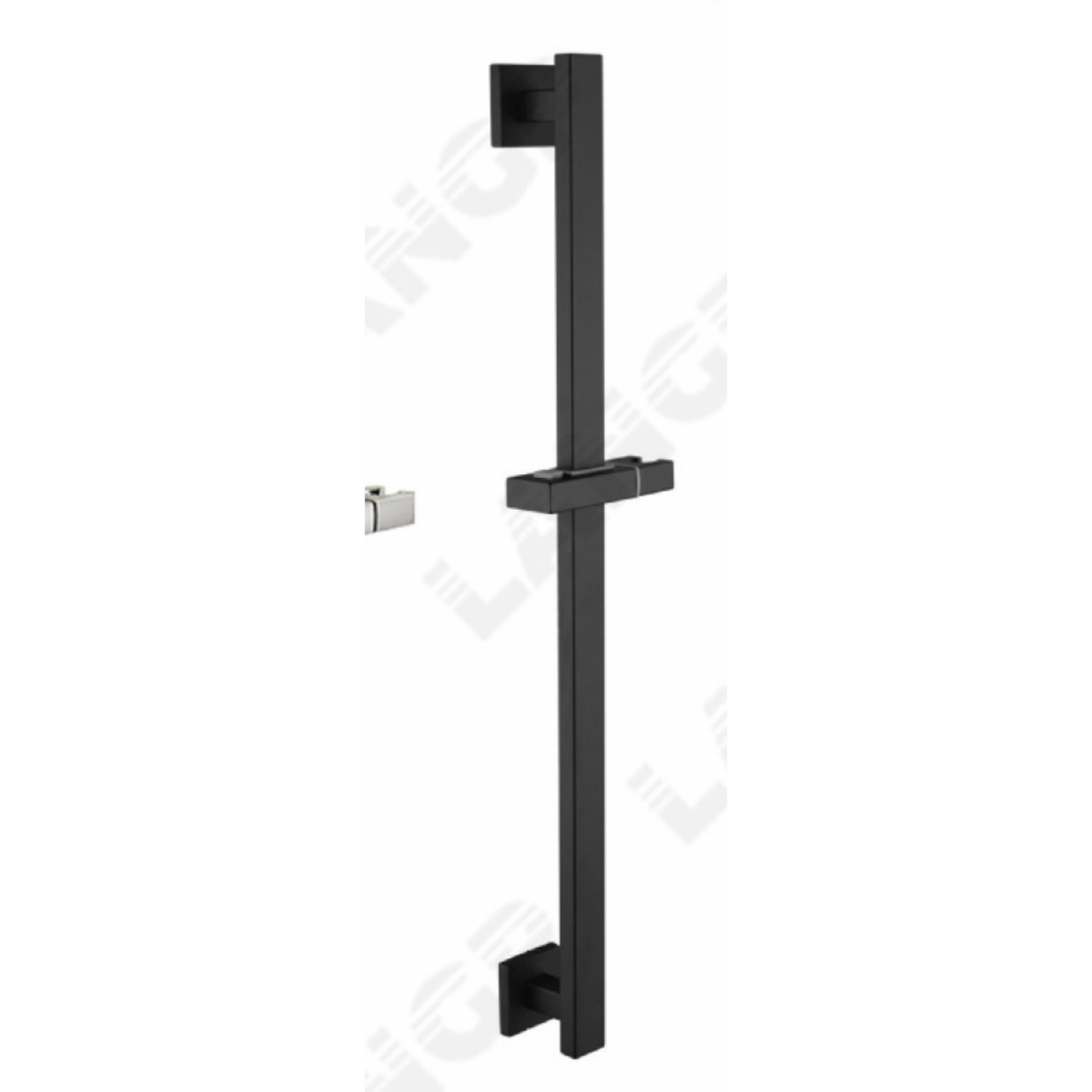 Shower Slide Bar Square 1071 Black