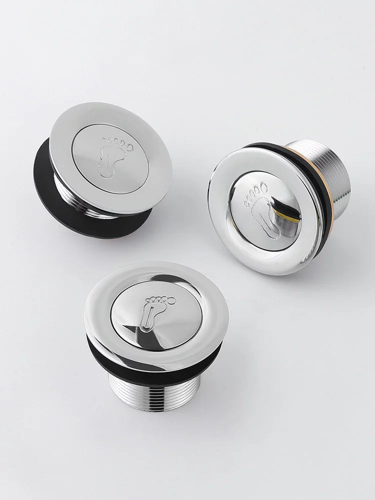 Bath Waste Plug Pop Up Push Button