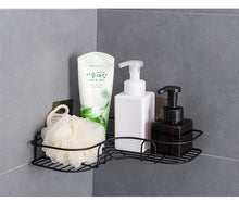 Load image into Gallery viewer, Bathroom perforation-free corner shelf
