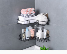 Load image into Gallery viewer, Bathroom perforation-free corner shelf
