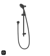 Load image into Gallery viewer, Methen Wairere 5F Rail Shower Matte Black
