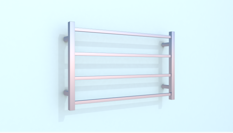 Heated Towel Rail Square 4/7/9 Bar