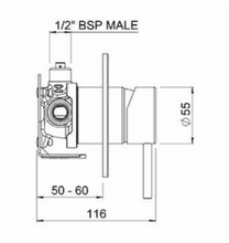 Load image into Gallery viewer, Methven MINIMALIST MK2 SHOWER MIXER WITH FASTFLOW 2
