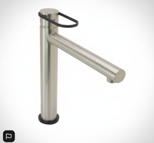 Load image into Gallery viewer, Aquatica Link Vessel Mixer All Pressure Black/ Brush Nickel
