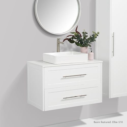 Vanity - Misty Series 900 White Quartz Stone Counter Top Set