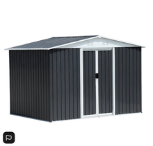 Load image into Gallery viewer, Sliding Door Gable Roof Shed - L2954xD2426xH2196
