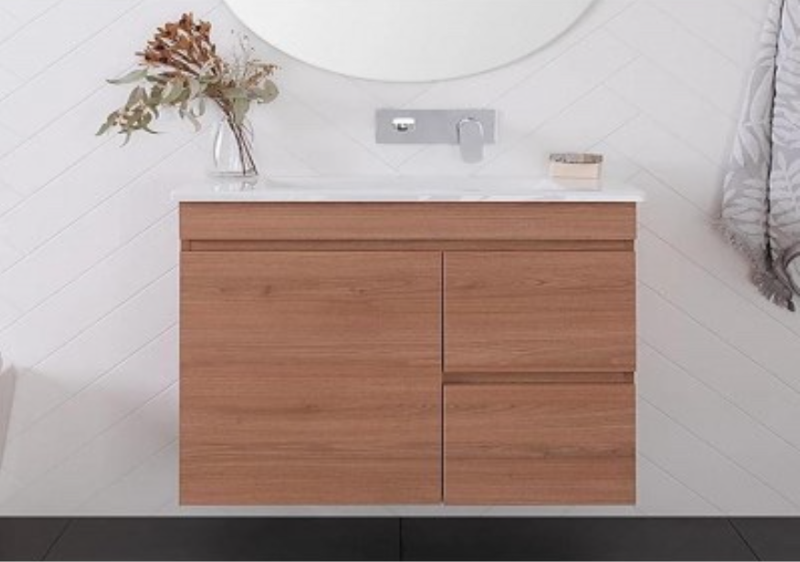 Vanity - Heron Series Plywood in Wooden Color - 100% Water Proof
