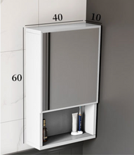 Load image into Gallery viewer, Alumimum Bathroom Cabinet Combination Nordic Style Mirror Cabinet Mirror 400/550
