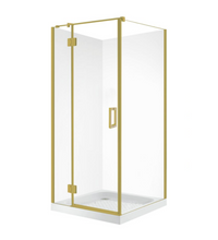 Load image into Gallery viewer, Shower Glass - Stream Series 2 Sides Swing Door - Golden
