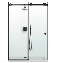 Load image into Gallery viewer, Shower Glass - Rock Series Sliding Door RCM Black Frame
