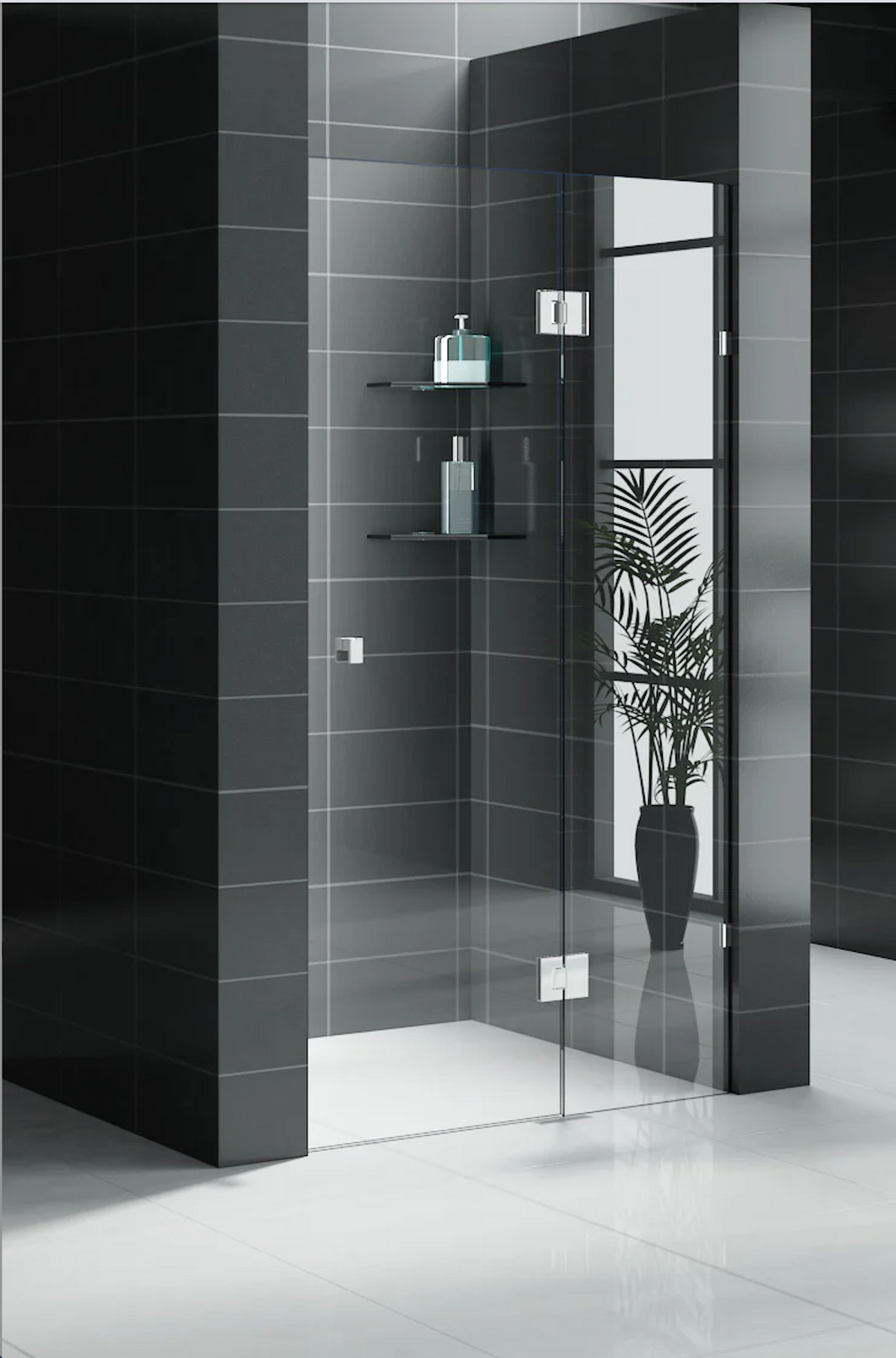 Shower Glass - Stream Series Swing Door 10mm Glass