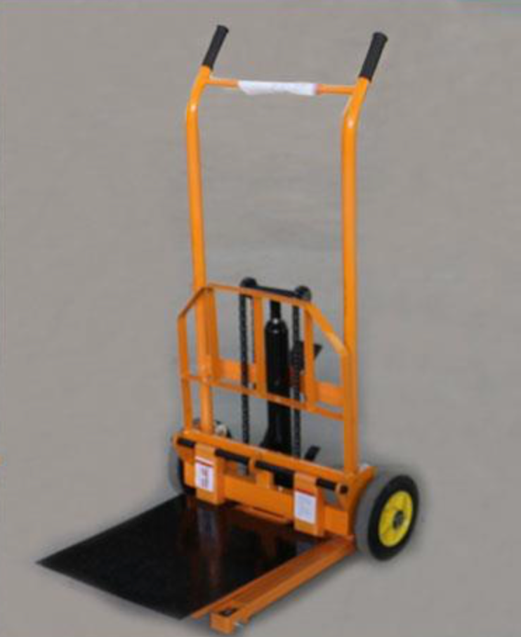 Small 200kg high lifting pallet stacker hand manual forklift