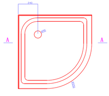 Load image into Gallery viewer, Shower Tray - Round Series Center / Corner Hole Option
