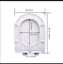 Load image into Gallery viewer, Euro soft close slim toilet seat cover - S3904
