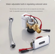 Load image into Gallery viewer, Automatic Flush Valve Kits for Toilets, Infrared Sensor Controlled DC Valve and Tank Flush Sensor Button
