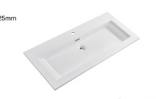 Load image into Gallery viewer, Vanity - Vela Series 1200 White Acrylic Basin With Double Drawers
