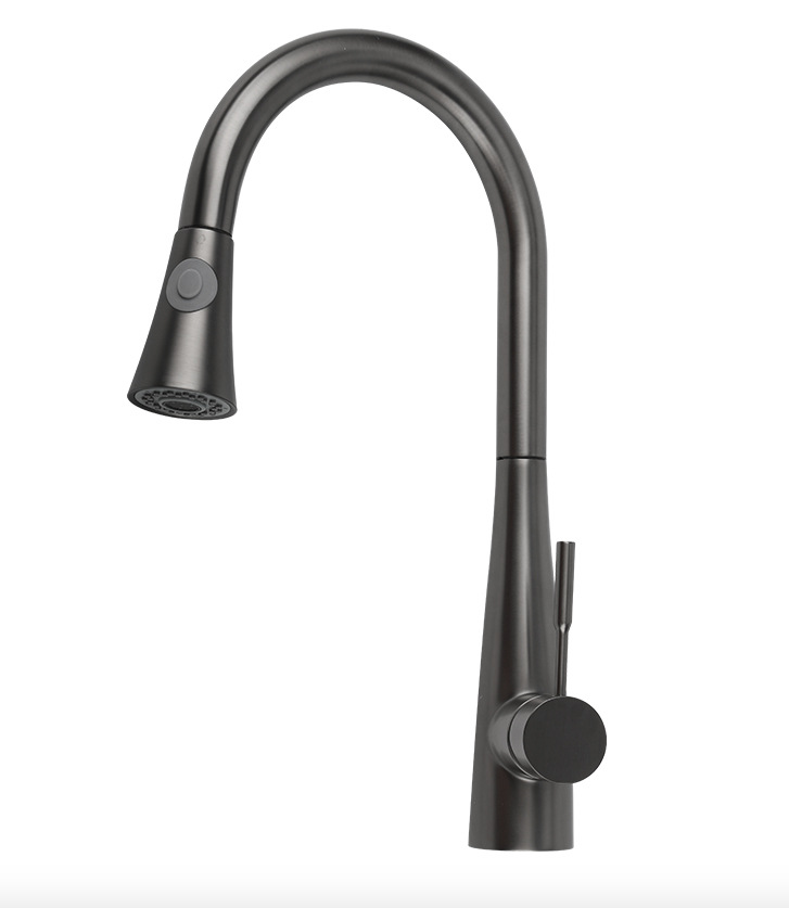 Kitchen Sink Mixer - Round Series Gun Metal C1087