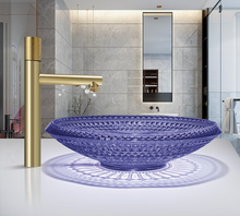 Load image into Gallery viewer, Bathroom Vessel Sink Vanity Glass Vessel Bowl
