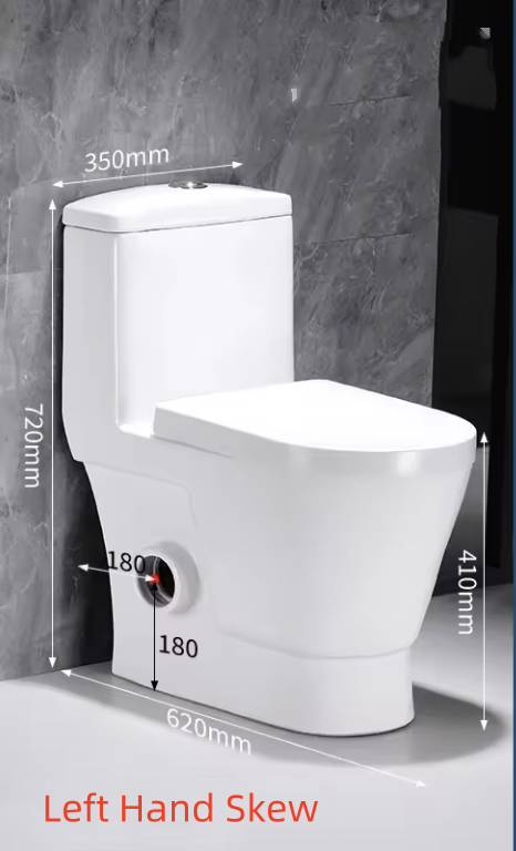 Toilet Suite - One Piece Skew - Left/Right Hand Trap SL-039/8376