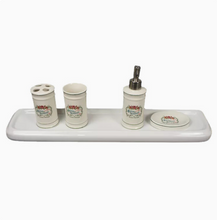 Load image into Gallery viewer, Six Piece Set Bathroom Ceramic accessories
