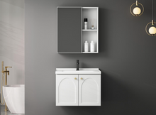 Load image into Gallery viewer, French design waterproof wooden  bathroom vanity quick installation 400/500/600
