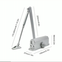 Load image into Gallery viewer, Automatic Door Closer Spring Hydraulic Buffer Door Stopper Adjustable Speed Door
