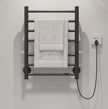 Load image into Gallery viewer, Electric Towel Rack Stainless Steel Intelligent Screen Constant Temperature With Plug
