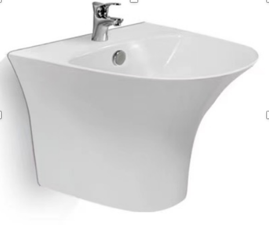 Hand Wash Basin White Ceramic Wall Hung Basin #405