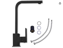 Load image into Gallery viewer, Kitchen Sink Mixer - Square Series MB01 -Black
