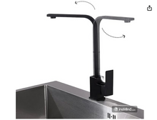 Load image into Gallery viewer, Kitchen Sink Mixer - Square Series MB01 -Black
