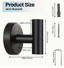 Load image into Gallery viewer, Bathroom Kitchen Bedroom Hotel Pajama and Bath Towel Hook
