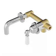 Load image into Gallery viewer, Retro Style Vintage Wall Mount Single Handle Chrome Bathroom Sink Faucet
