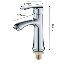 Load image into Gallery viewer, Single cold water wash hand basin tap faucet
