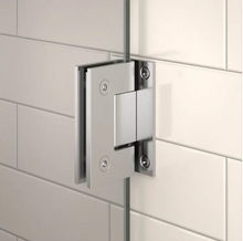 Load image into Gallery viewer, Wall to Glass Hinge 90 Degree with Plain Plate
