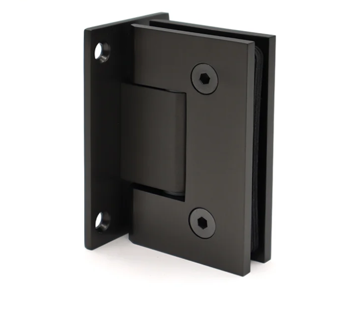 Wall to Glass Hinge 90 Degree with Plain Plate