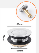 Load image into Gallery viewer, Bath Waste Plug Pop Up Push Button
