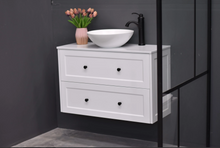 Load image into Gallery viewer, White Shaker Style Vanity with Stone Top 900/1200mm
