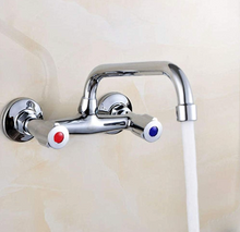 Load image into Gallery viewer, 2 hole wall-mounted washbasin mixer 2015
