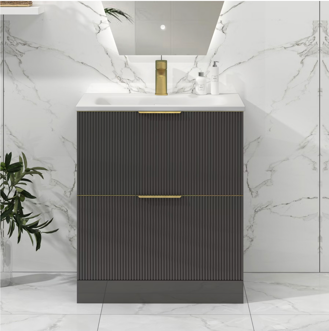 The Bella Series Bathroom Vanity Set 100% WaterProof - Free Standing