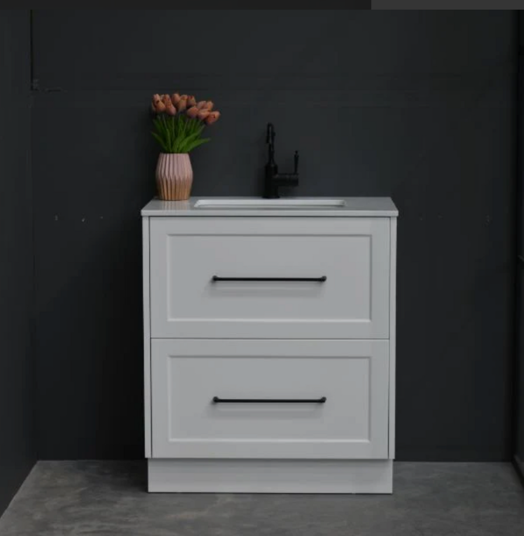 Vanity - Jess Series Freestanding  - 100% Water Proof In White