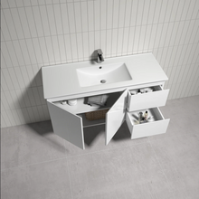 Load image into Gallery viewer, Vanity - Heron Series Plywood in White Color - 100% Water Proof
