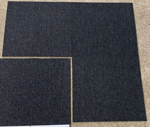 Load image into Gallery viewer, Polyvinyl Chloride Pvc Backing Pp Carpet Tile 50x50cm Black/Dark Grey

