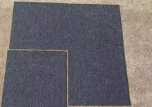Load image into Gallery viewer, Polyvinyl Chloride Pvc Backing Pp Carpet Tile 50x50cm Black/Dark Grey
