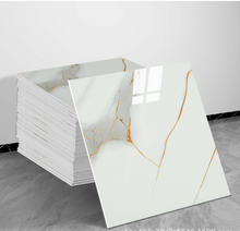 Load image into Gallery viewer, 10pcs of PVC golden line wall tiles sticker  -30x30 cm
